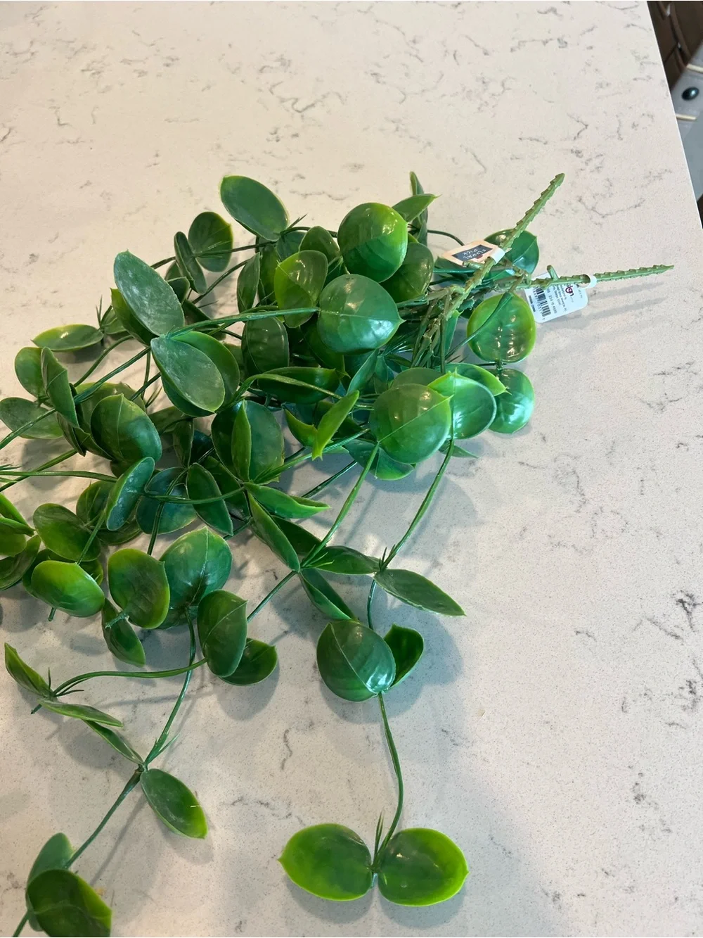 NWT - 2 Faux Green Trailing Vine Stems